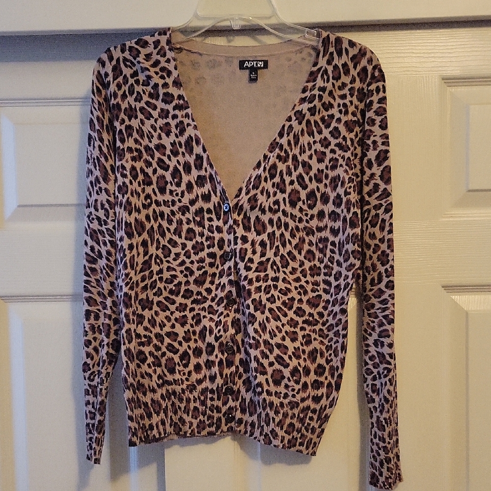 Apt. 9 Animal Print Cardigan